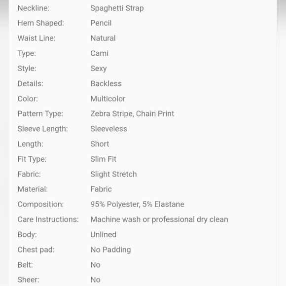 Black, Gold, And Zebra Print Women's Dress - Picture 10 of 10